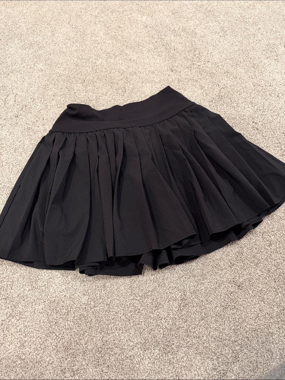 aerie Black Pleated Skort